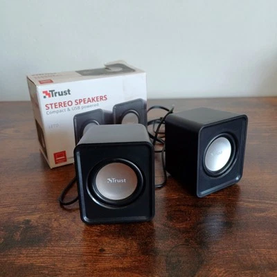 CASSE Trust LETO Compact 2.0 - Altoparlanti Laptop/Desktop - [ 6W - 3W RMS ] - Immagine 1 di 3