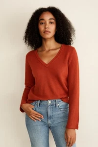 Cashmere Cache Gr. S 100% Kaschmir Pullover Rosa Langarm - Bild 1 von 6