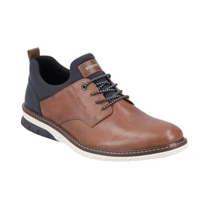 Rieker 14454-22 Mens Brown Leather Slip On Shoes Save £20 Size Uk 11 Eu 46 - Picture 1 of 12