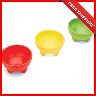 Vibrant 5-Inch Salsa Bowls Set of 3 - Perfect for Cinco de Mayo Celebrations - Image 1 of 4
