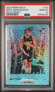 2023-24 Panini Prizm Deca Brice Sensabaugh #131 Rookie Mojo /25 PSA 10 - Picture 1 of 2