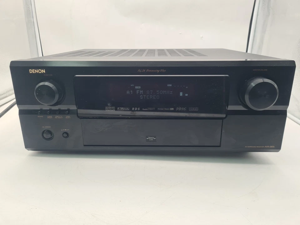 DENON AVR- 3805 Surround Receiver - Schaltet hörbar ein, alle Schalter/Regler i. - Bild 1 von 4
