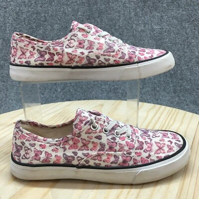 Isaac Mizrahi Shoes Womens 7 Sneaker Butterfly Multicolor Lace Up Low Top Casual - Image 1 of 4