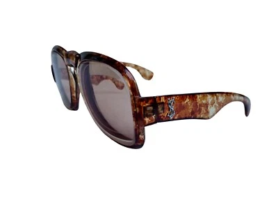 VTG Unisex Oversized 1970s YSL Yves Saint Laurent 549 France Sunglasses Frames - Image 1 of 4