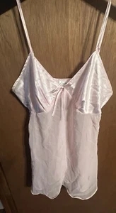 Vintage Secret Treasures Pink Nightgown  Embroidered Flowers Women's M (8-10) - Picture 1 of 5
