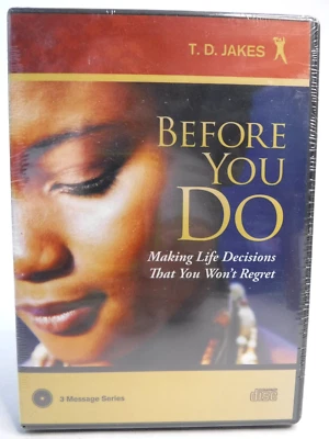 Bishop T.D. Jakes - Before You Do (CD, Disc Set) Making Life Decisions (NEW) Foto 1 de 3
