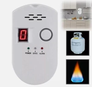 Plug In Gas Leak Detector Alarm for Home LPG Natural Sensor High Sensitivity - Picture 1 of 7