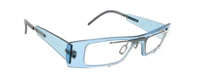 Nuevo Auténtico Eye'DC V500 008 Años 90 Francia Vintage Marco de Gafas de Plástico Azul Foto 1 de 4