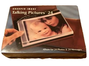 Sharper Image Talking Pictures 24 Album for Photos & Messages NEW SEALED Voice - Picture 1 of 4