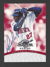 1997 Donruss Signature Series Autographs #NNO DAVID ORTIZ - Minnesota Twins
