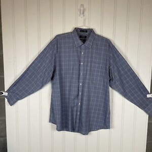 Nordstrom Men's Shop Smart Care Traditional Fit Dress Shirt Wrinkle Free 18/35