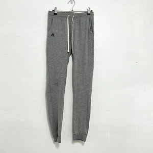 RUSSELL ATHLETIC Boys Joggers Heather Gray Drawstring Closure Side Pockets Small - Picture 1 of 6