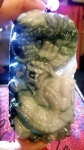 Top Qualität Drache Jade handgeschnappter Briefbeschwerer Sammlerstück Jade Spielstück - Bild 1 von 3