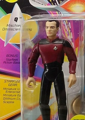 Q evil Alien Picard's Enemy on Star Trek TNG Playmates Figure 93 Next Gen MOC - Image 1 of 4