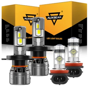 AUXBEAM For Honda Ridgeline 2006-2014 LED Headlight High Low Beam Fog Light Bulb - Picture 1 of 15