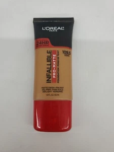 Loreal Paris - 24h wear - Shade 109.5 Hazelnet - Foundation Pro Matte - New - Picture 1 of 2