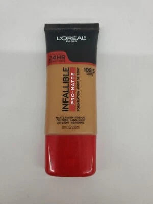 Loreal Paris - 24h wear - Shade 109.5 Hazelnet - Foundation Pro Matte - New - Image 1 of 2