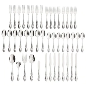 Oneida Louisiana 18/8 Stainless Steel 45pc. Flatware Set (Service for Eight) - Picture 1 of 5