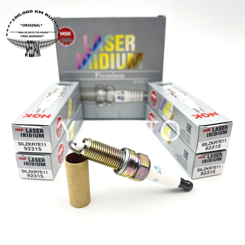 4xSpark Plug-Laser Iridium NGK 92315 SILZKR7E11 for KIA SPORTAGE 2016-20 2.4L L4 - Image 1 of 1