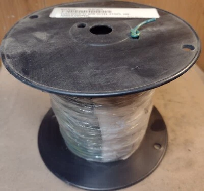 Alambre de cobre estañado verde amarillo 600 V 500' 22 AWG trenzado UL1015/1230/1032/MTW/CSA Foto 1 de 4