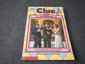 Mystery At The Masked Ball (Clue, Book 4)PB book by A. E. Parker Scholastic RL 5 - Picture 1 of 4