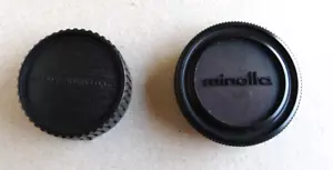 MINOLTA REAR LENS & BODY CAPs - Picture 1 of 2