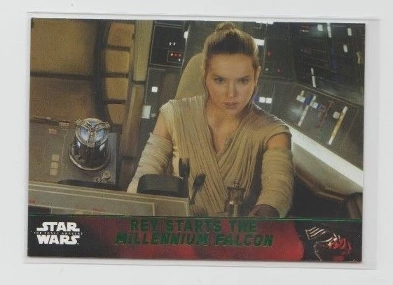 Star Wars The Force Awakens Series 1 Trading Card Green Parallel #91 - Image 1 of 1