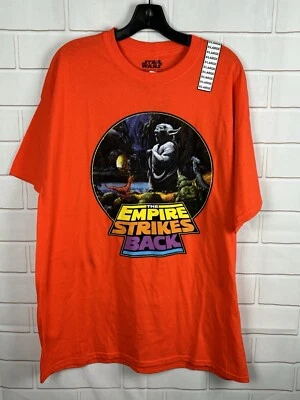 Nueva Camisa Star Wars El Imperio Contraataca Yoda Talla XL Naranja Nueva Con Etiquetas Foto 1 de 4