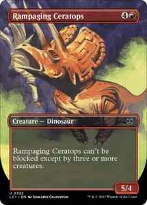 X4 Rampaging Ceratops LCI MTG 322 SIN BORDES POCO COMÚN M/NM 4x - Imagen 1 de 1