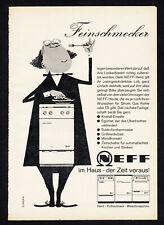 3w5224/ Alte Reklame von 1960 – NEFF Küchengeräte – Feinschmecker