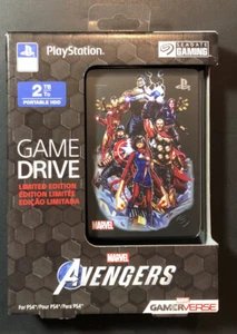Seagate Game Drive 2TB HDD for PS4 [ Marvel Avengers Assemble Edition ] NEW - Picture 1 of 5