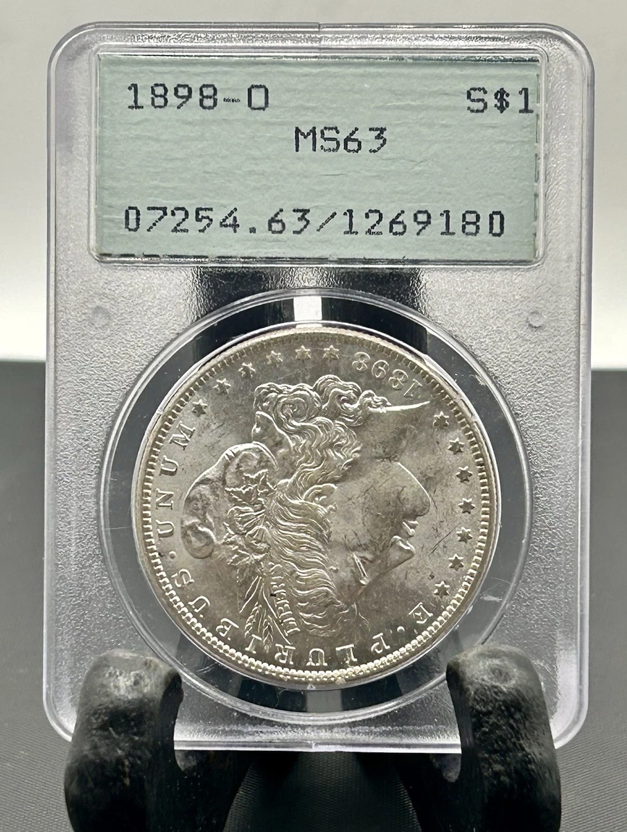 1898 O モルガン・ダラー MS 63 MS 63 Graded 1898 Year Morgan US Dollars (1878-1921) for sale | eBay