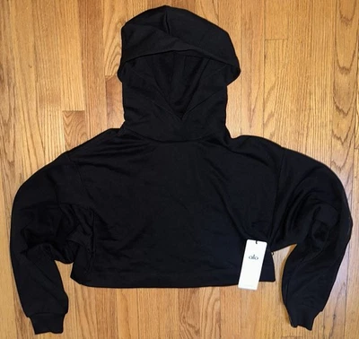 ALO Yoga Bae Hoodie Women’s Size Small Black Brand New NWT - Image 1 of 3