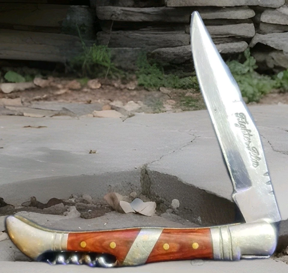 Vintage Fighter Plus LAGUIOLE STYLE  Pocket Knife/#370892381 - Image 1 of 4