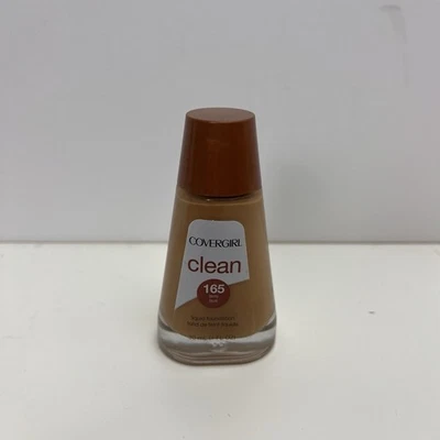 2 Covergirl Clean Liquid Foundation Normal Skin 165 Tawny 1 FLOZ~30ML NEW - Image 1 of 2
