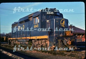 F Original Slide - Baltimore & Ohio B&O 6945 EMD GP-30 Elkins WV 1976 - Picture 1 of 1