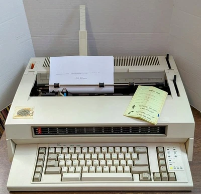 Vintage IBM Wheelwriter 10 Series II 6783 Typewriter w/ Ribbon, Cord WORKING! - Image 1 of 4