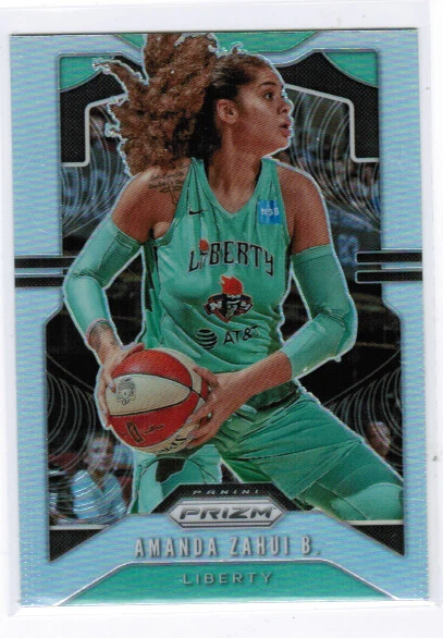2020 Panini Prizm WNBA Silver Refractor #88 Amanda Zahui B. New York (ref 6070) - Image 1 of 1