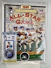 1991 ALL-STAR GAME {TORONTO} TICKET AND PROGRAM--CAL RIPKEN Jr. WAS MVP