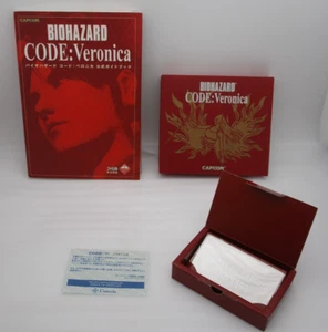 DreamCast BIOHAZARD CODE: Veronica w/ Metal Plate & Guide Japan DC Resident Evil - Picture 1 of 14
