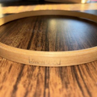 Wooden Embroidery Hoop Gibbs Holdtite Vtg 6" 7” Non-Felt Spring Tension  USA - Image 1 of 4