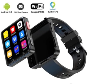 4G SMARTWatch Phone Pad 2.64" HD Screen, 5MP Dual cameras,GPS,Android,3+32GB,USA - Picture 1 of 24