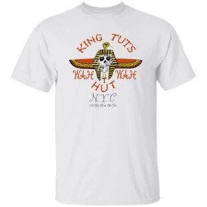 T-Shirt King Tuts Wah Wah Hut Bar | New York City Vita Notturna Moda Retrò - Foto 1 di 8