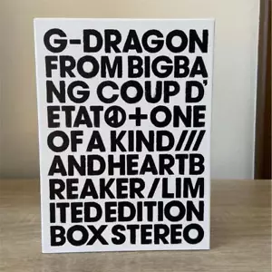 G-DRAGON STAATSSTREICH + ONE OF A KIND & HEARTBREAKER 2CD + DVD Limited Edition - Bild 1 von 7