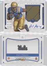 2016 National Treasures Collegiate Colossal /99 Paul Perkins #228 Rookie Auto RC