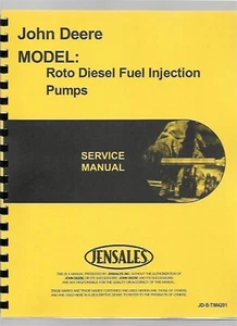 John Deere Roto Diesel Einspritzpumpe Service Reparaturanleitung TM4281 - Bild 1 von 6