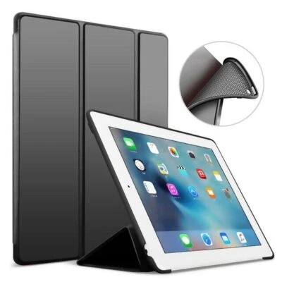 For iPad 10.9'' 10th 9 8 7 6 5th 10.2 9.7 Air Pro Shell Case Smart Leather Cover - Image 1 of 4