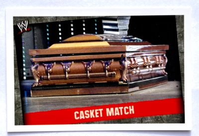 2009 WWE Topps Slam Attax Evolution TCG #176 CASKET Match Type Cards - Image 1 of 2