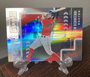 2020 Panini Absolute Andrew Benintendi Unsung Heroes #UH3 Silver Ref /99 Rare SP - Picture 1 of 4