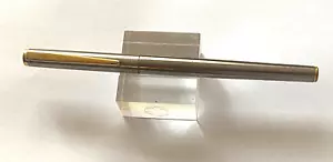Vintage Montblanc Noblesse 14 K 585 Gold EF Nib Fountain Pen Germany Silver Body - Picture 1 of 9